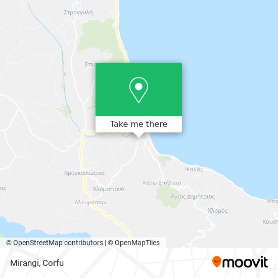 Mirangi map
