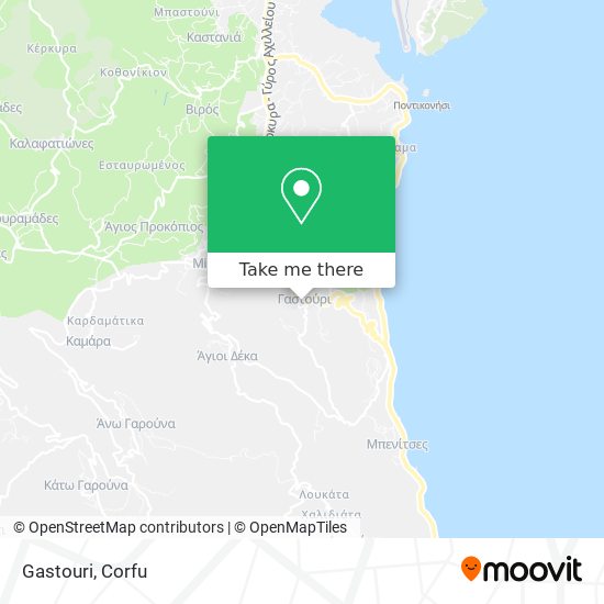 Gastouri map