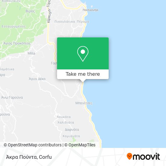 Άκρα Πούντα map