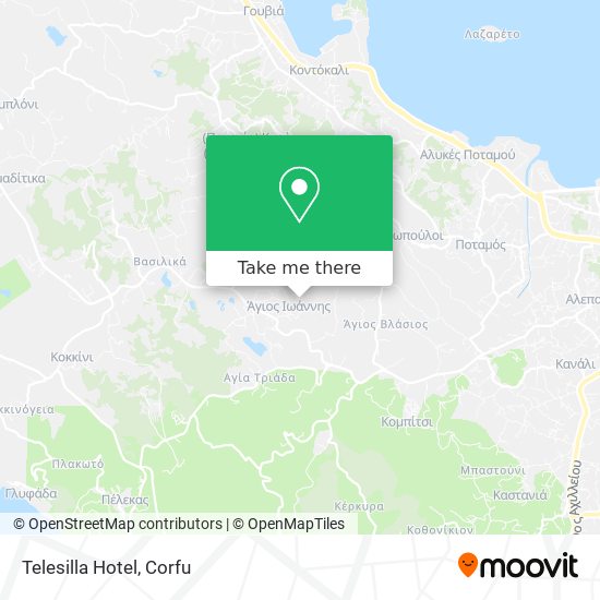 Telesilla Hotel map