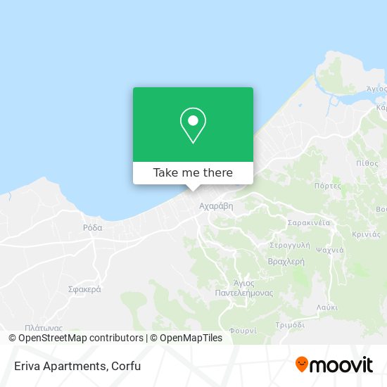 Eriva Apartments map