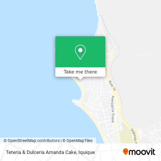 Tetería & Dulcería Amanda Cake map