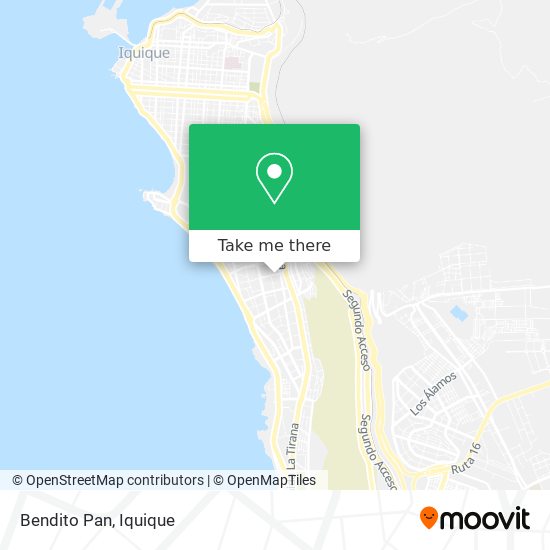 Mapa de Bendito Pan
