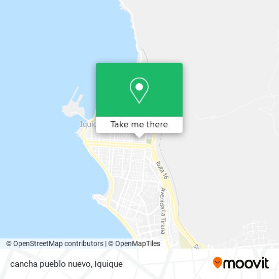 Mapa de cancha pueblo nuevo