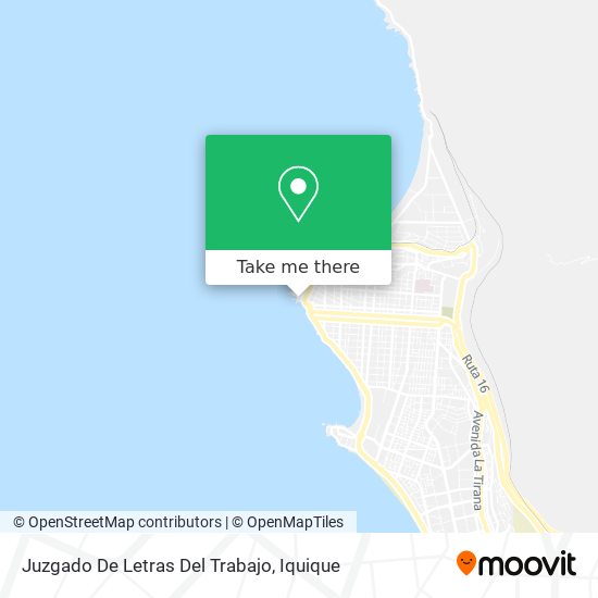 Juzgado De Letras Del Trabajo map