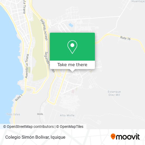 Mapa de Colegio Simón Bolívar