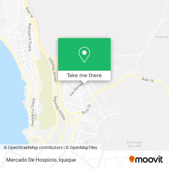 Mercado De Hospicio map