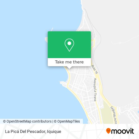 La Picá Del Pescador map