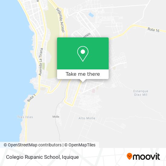 Mapa de Colegio Rupanic School