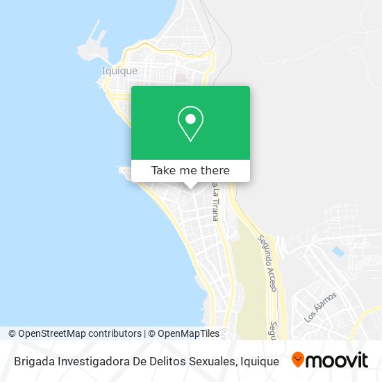 Mapa de Brigada Investigadora De Delitos Sexuales