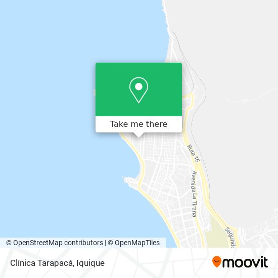 Clínica Tarapacá map