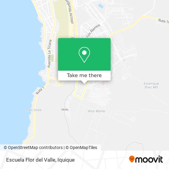 Escuela Flor del Valle map