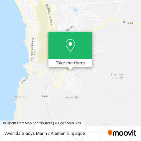 How to get to Avenida Gladys Marin / Alemania in Iquique by Bus?