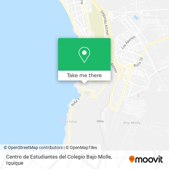 Mapa de Centro de Estudiantes del Colegio Bajo Molle