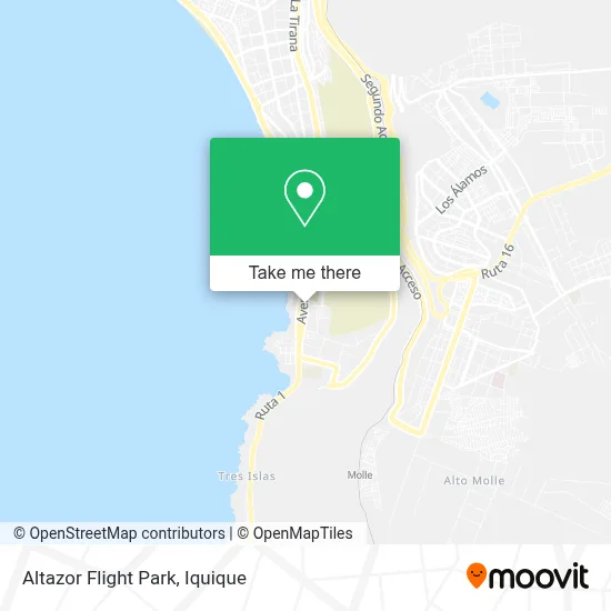 Altazor Flight Park map