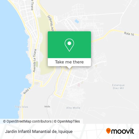 Mapa de Jardin Infantil Manantial de