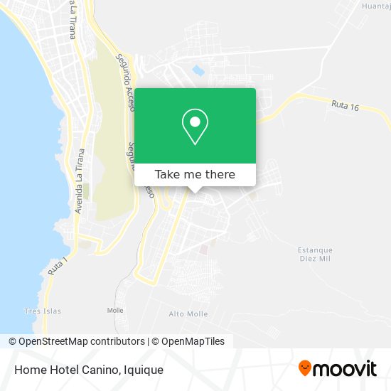 Home Hotel Canino map