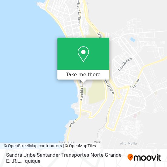 Sandra Uribe Santander Transportes Norte Grande E.I.R.L. map