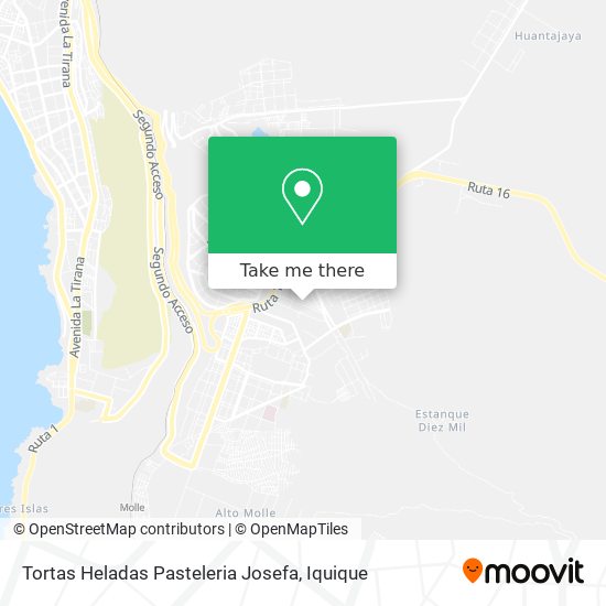 Tortas Heladas Pasteleria Josefa map