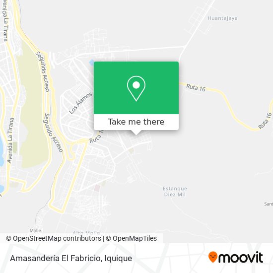 Amasandería El Fabricio map