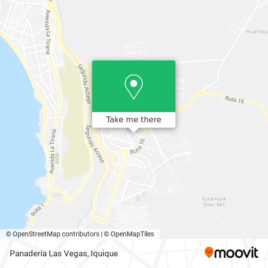 Panadería Las Vegas map