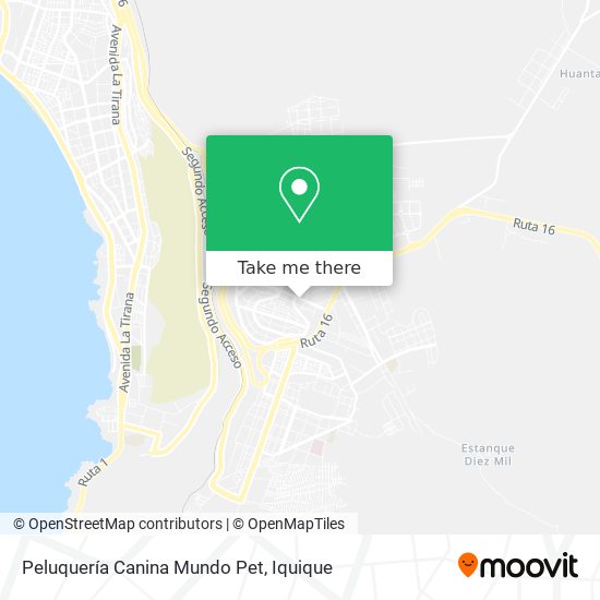 Peluquería Canina Mundo Pet map