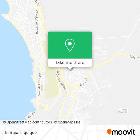 Mapa de El Bajón