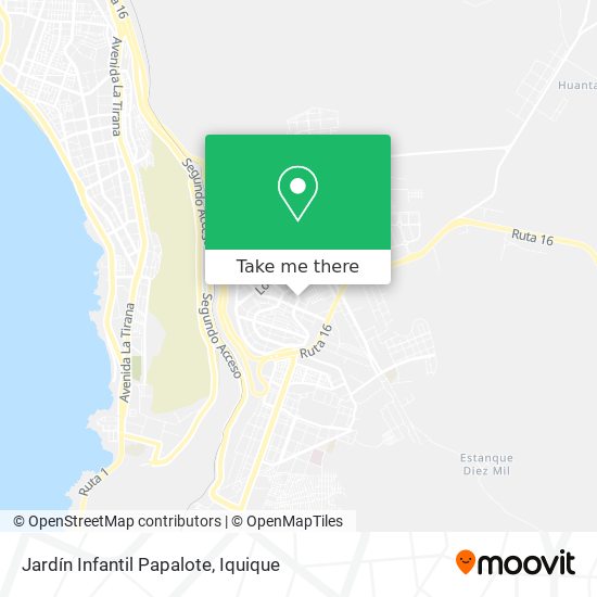 Jardín Infantil Papalote map