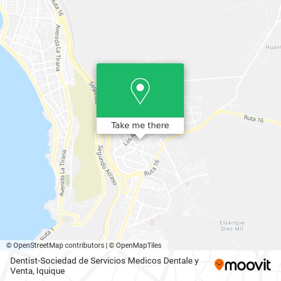 Mapa de Dentist-Sociedad de Servicios Medicos Dentale y Venta