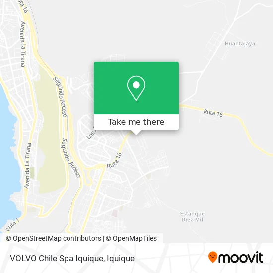 VOLVO Chile Spa Iquique map
