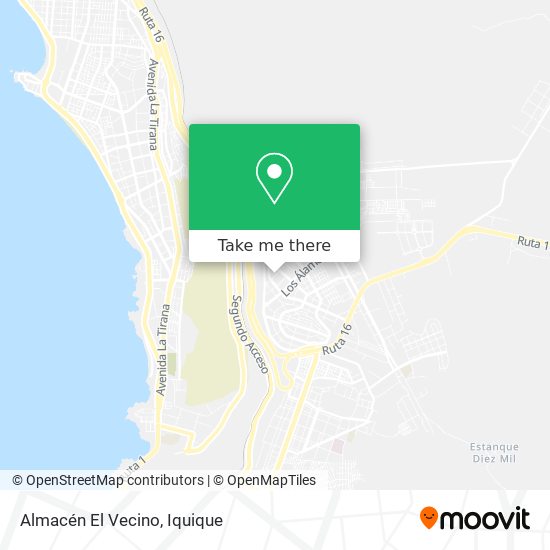 Almacén El Vecino map