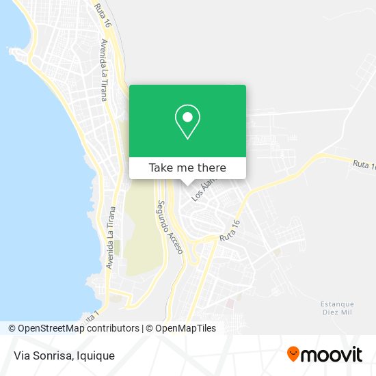 Mapa de Via Sonrisa