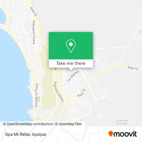 Mapa de Spa Mi Relax