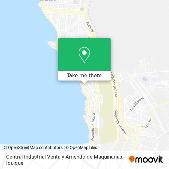 Central Industrial Venta y Arriendo de Maquinarias map