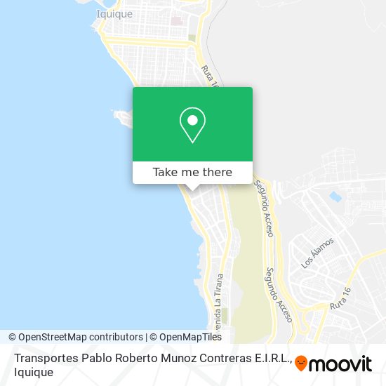 Transportes Pablo Roberto Munoz Contreras E.I.R.L. map
