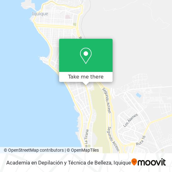 Mapa de Academia en Depilación y Técnica de Belleza