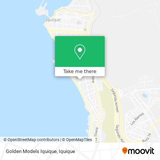 Mapa de Golden Models Iquique