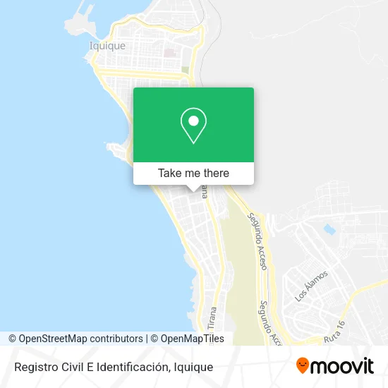 Mapa de Registro Civil E Identificación