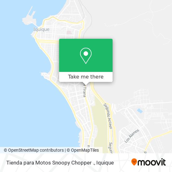 Tienda para Motos Snoopy Chopper . map