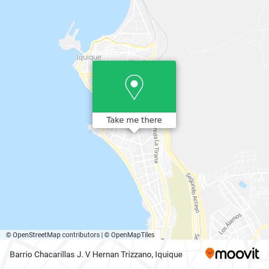 Barrio Chacarillas J. V Hernan Trizzano map