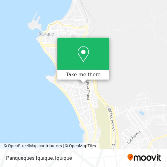 Mapa de Panqueques Iquique