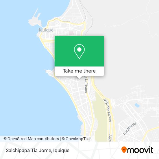 Mapa de Salchipapa Tia Jome
