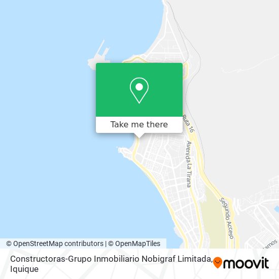 Constructoras-Grupo Inmobiliario Nobigraf Limitada map