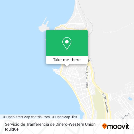 Servicio de Tranferencia de Dinero-Western Union map