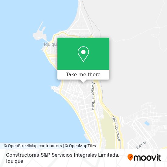 Mapa de Constructoras-S&P Servicios Integrales Limitada