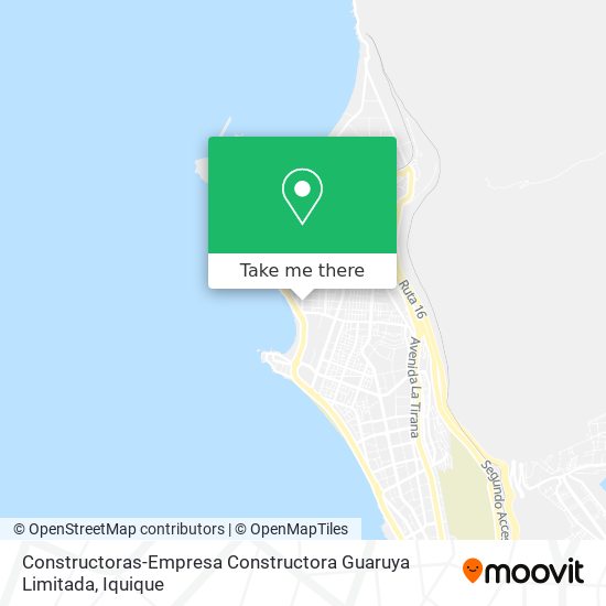 Constructoras-Empresa Constructora Guaruya Limitada map