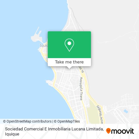 Mapa de Sociedad Comercial E Inmobiliaria Lucana Limitada