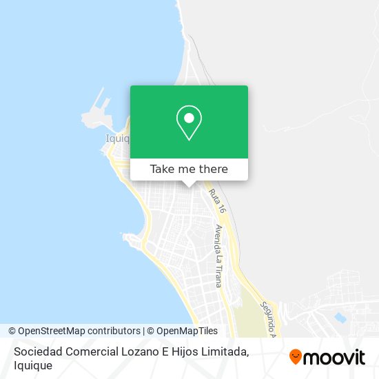 Sociedad Comercial Lozano E Hijos Limitada map