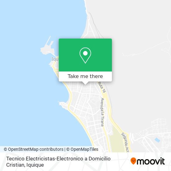 Tecnico Electricistas-Electronico a Domicilio Cristian map