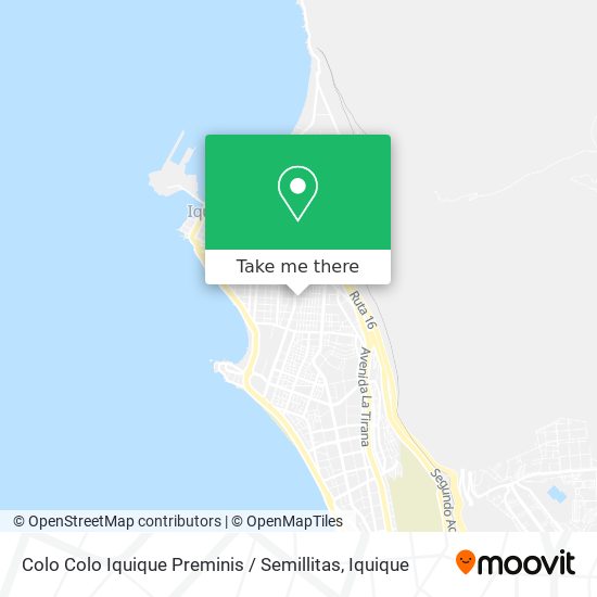 Mapa de Colo Colo Iquique Preminis / Semillitas